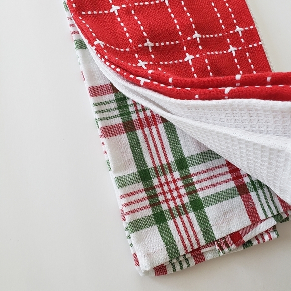 3 Robert Stanley Cotton Kitchen Towels - Picture 6 of 8